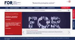 Desktop Screenshot of for.org.pl